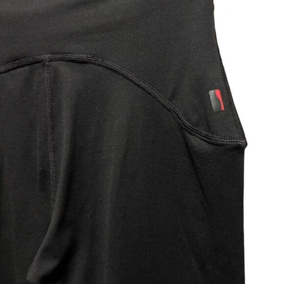 Spanx Black Cropped High-Waisted Leggings Size Medium - Picture 5 of 7